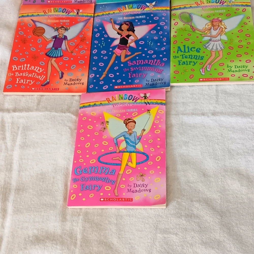 Rainbow Magic The Sports Fairies By Daisy Meadows 1-7 Set 1234567